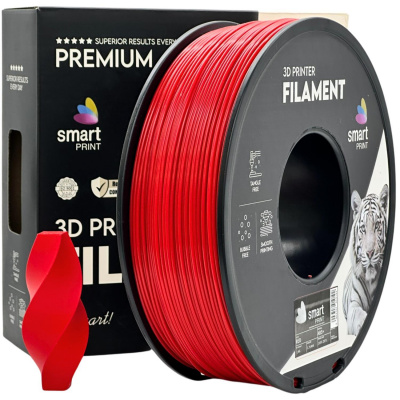 Smart Print FG-S5-E1, 3D филамент, ABS+, 1,75mm, 1000g, Червен (Red)