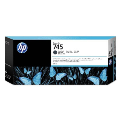 HP 745 F9K05A матов черен (matte black) оригинална касета