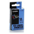 Casio XR-18BU1, 18mm x 8m, черен печат/синьо фона, оригинален лента