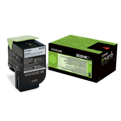 Lexmark 80C2HKE черен (black) оригинален тонер