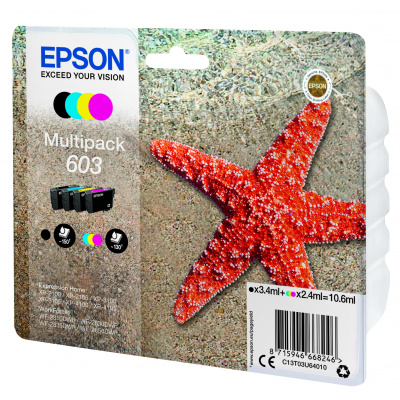 Epson 603 C13T03U64010 CMYK оригинален комплект