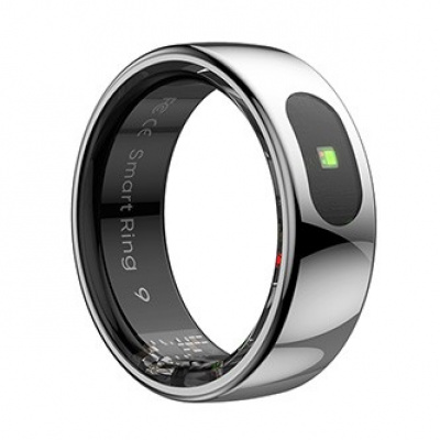 Smart RING PRO сребро измерване на стреса, измерване на сърдечния ритъм, мониторинг на съня, 12, Powerton