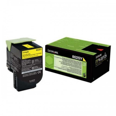 Lexmark 80C2SYE жълт (yellow) оригинален тонер