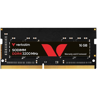 VERBATIM SODIMM DDR4 16GB 3200MHz Single Pack without Heatsink