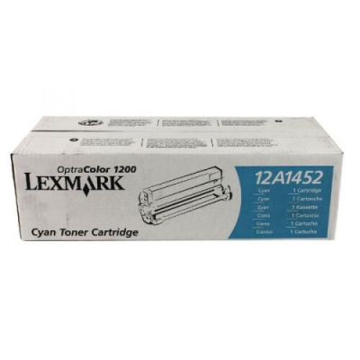 Lexmark 12A1452 лазурен (cyan) оригинален тонер