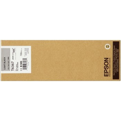 Epson T636700 светло черно (light black) оригинална касета