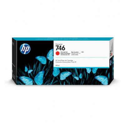 HP 746 P2V81A хроматично червен (chromatic red) оригинална касета