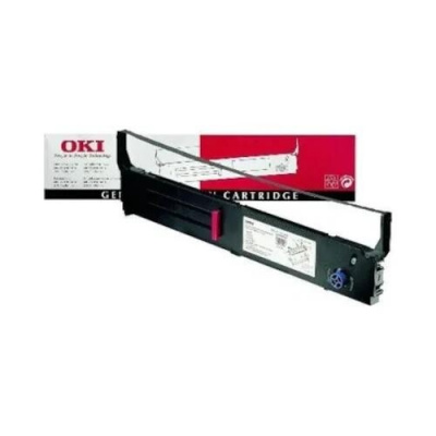 OKI 09004069, черно, оригинална боядисваща лента, 12 бр