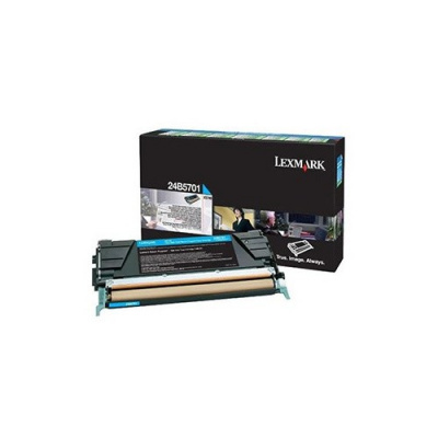Lexmark 24B5701 лазурен (cyan) оригинален тонер
