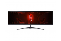 Монитор Acer Nitro XZ452CU UM.MX2EE.V01, 44,5", VA, 5120x1440, 165Hz, 1ms, черен, 2R