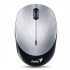 Genius Мишка NX-9000BT, 1200DPI, Bluetooth, оптична, 3 бутона, безжична, сребърна, вградена батерия, bluetooth