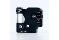 Съвместима лента с Dymo 53721, 24mm x 7m, бял печат / черен фон