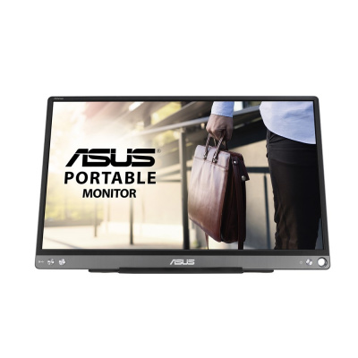 ASUS ZenScreen MB16ACE 90LM0381-B04170 Монитор, 15,6", IPS, FHD, 60Hz, 5ms, Сив, 3R