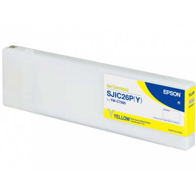 Epson SJIC26P-Y C33S020621 за ColorWorks, жълт (yellow) оригинална касета