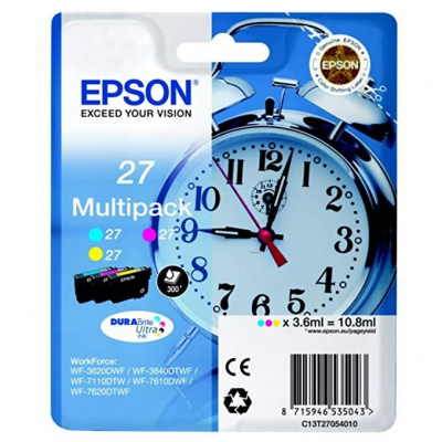 Epson 27 T2705 цвят (color) оригинален комплект касети