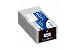 Epson SJIC22P(K) C33S020601 за ColorWorks, черен (black) оригинална касета