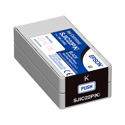 Epson SJIC22P(K) C33S020601 за ColorWorks, черен (black) оригинална касета