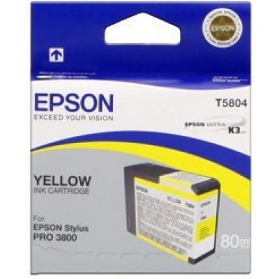 Epson T580400 жълт (yellow) оригинална касета