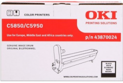 OKI 43870024 черно (black) оригинален цилиндричен блок