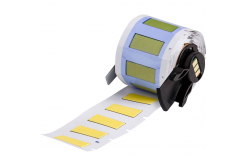 Brady M6-250-1-342-YL / 173644, PermaSleeve маркерни ръкави за кабели, 25.78 mm x 11.15 mm