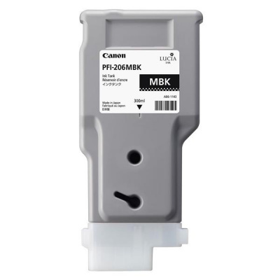 Canon PFI-206MBK, 5302B001 матово черен (matte black) оригинална касета
