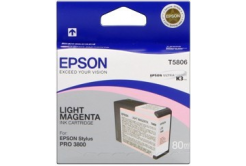 Epson T580600 светло магента (light magenta) оригинална касета