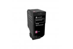 Lexmark 74C2SME магента (magenta) оригинален тонер