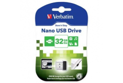 Verbatim 98130 USB флаш памет Store 'N' Stay, USB 2.0, 32GB, Нано, черно, USB A