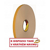 3M 9528W Двустранно залепваща монтажна лента от пяна, бяла, деб. 0,8 mm 9 mm x 66 m
