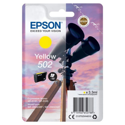 Epson 502 T02V44010 жълт (yellow) оригинална касета