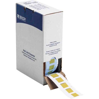 Brady BM-500-1-342-YL / 174486, Bulk PermaSleeve маркерни ръкави за кабели, 25.78 mm x 21.60 mm