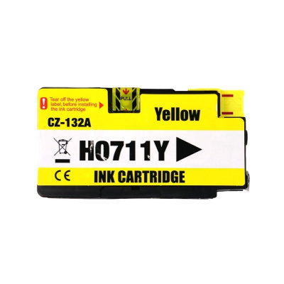 Съвместими касети с HP 711 BG132A жълт (yellow)