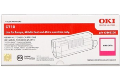 OKI 44318606 магента (magenta) оригинален тонер