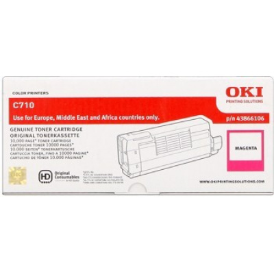 OKI 44318606 магента (magenta) оригинален тонер
