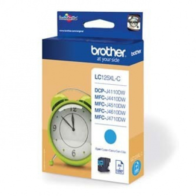 Brother LC-125XLC циан (cyan) оригинална касета