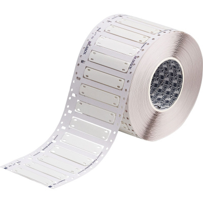 Brady HCM-75x15-B7643-WT / 620330, THT Heatex Cable Markers, 75.00 mm x 15.00 mm
