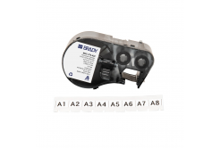 Brady M4C-375-422 / 170730, 9.53 mm x 7.62 m, Полиестер, черен печат / бял фон