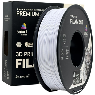 Smart Print FG-S13-E1, 3D филамент, HS-PLA, 1,75mm, 1000g, Бял (White)