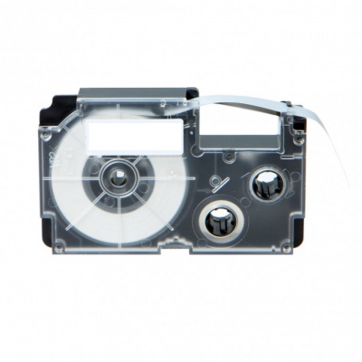 Casio R15YW (XR-24HSYW), 24mm x 2m, черен печат / жълт фон, свивам, съвместима лента