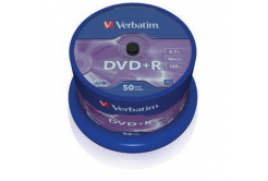 VERBATIM DVD+R(50-Pack)Шпиндел/Обща търговия на дребно/16x/4.7GB