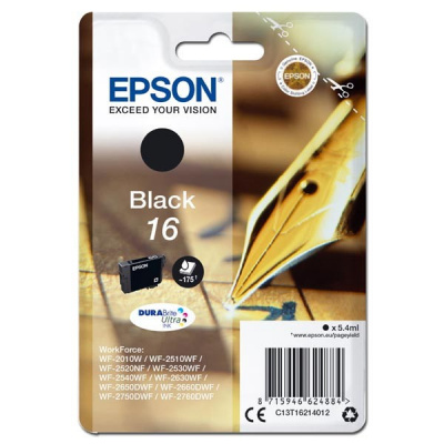 Epson 16 C13T16214012 черен (black) оригинална касета
