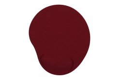 Powerton ERGO PALMA Podložka pod myš gelová, vínově červená