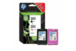 HP 301 N9J72AE черен/цвят (black/color) оригинална касета, с изтекъл срок на годност
