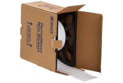 Brady LSZH-375-2-WT / 141242, етикети, THT Low Smoke Halogen Free Permasleeve Wire Marking Sleeves, 50.80 mm x 16.40 mm