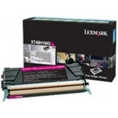 Lexmark X748H1MG магента (magenta) оригинален тонер