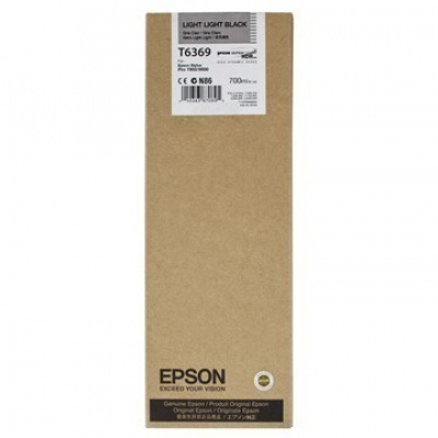 Epson T636900 светло черно (light black) оригинална касета