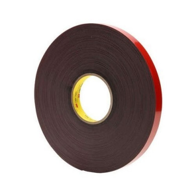 3M VHB 4611-F, 12 мм x 3 м, тъмно сива двустранно залепваща акрилна лента, дебелина 1,1 мм
