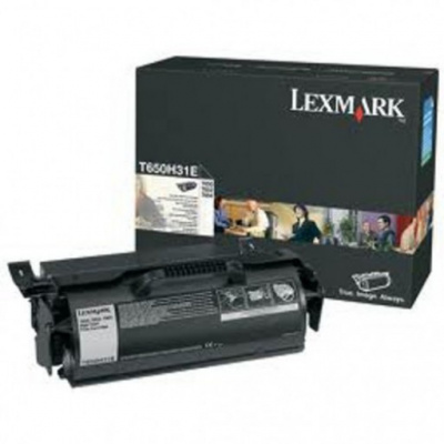 Lexmark T650H31E черен (black) оригинален тонер