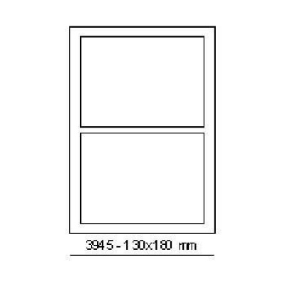 Самозалепващи етикети 180 x 130 mm, 2 етикети, A4, 100 листа