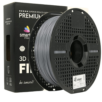 Smart Print FG-S211-E1, 3D filament, PETG + CF, 1,75mm, 1000g, Сив (Grey)